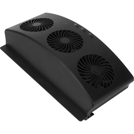 Ventilateur de Radiateur Voiture 4000 RPM, 3 Ventilateurs USB, Faible Bruit, Dissipation Thermique Efficace pour Tous Véhicules