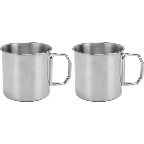 Tasse de voyage pliable en acier inoxydable 304, 350 ml, idéale pour camping et randonnée (1/5)