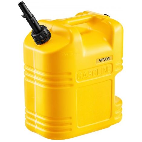 Bidón de Gasolina 19 L, Tanque de Combustible de HDPE y PP, con Pico y Escala, Caudal Máximo de 15 L/min, a Prueba de Fugas, para la Mayoría de Autos, Motocicletas, ATV, UTV, Amarillo, 1 Pieza (1/5)