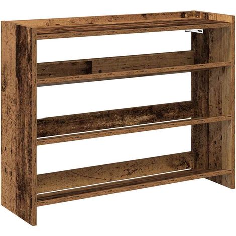 Maison Exclusive - Étagère à chaussures vieux bois 80x25x62 cm bois d'ingénierie