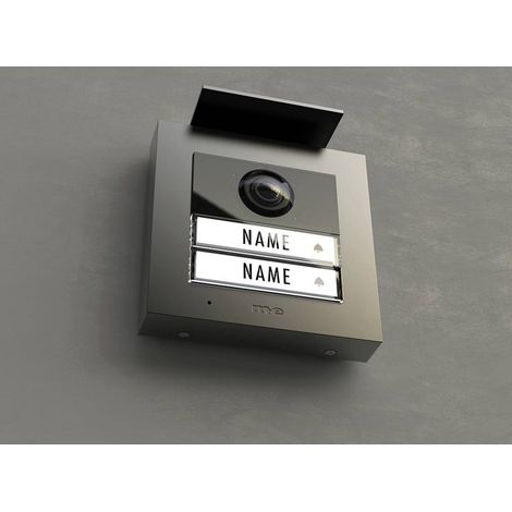 m-e modern-electronics VDV-2020 A Video citofono Cablato, RFID Unità esterna Antracite (1/3)