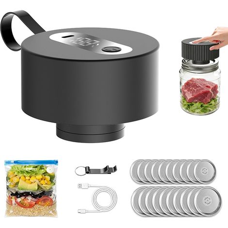 Machine Sous Vide pour Bocaux – Étanche Portable Électrique, Fermeture Automatique, Compatible Standard (1/5)