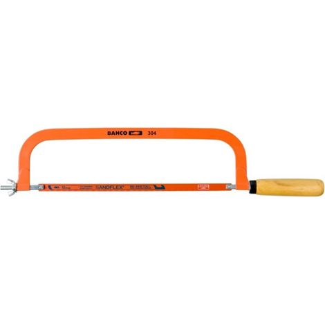 BAHCO bahco arco sierra fijo 304 300 mm mango recto madera (505)