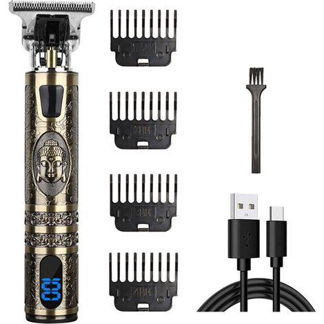 Tondeuse à cheveux professionnelle, tondeuse contour pour homme T9 Vintage Series (1/5)