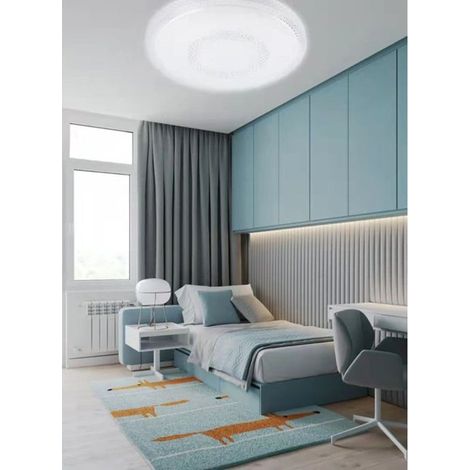 TrAdE Shop Traesio - Plafoniera A Soffitto 45w 3600lm Design Tondo Luce Fredda 6500k Ip20 Fst-40a28033 - (1/4)
