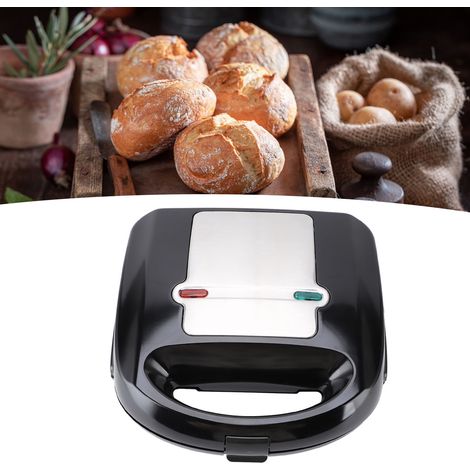 Tostapane multifunzione 6 in 1 con 10 piastre rimovibili per sandwich, ciambelle, waffle, frutta secca, madeleine e alimenti grigliati, spina USA 110V (1/4)