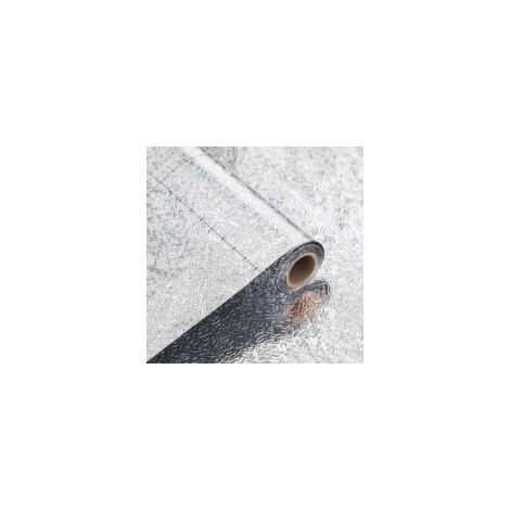 Aluminium-Tapete 40 cm x 300 m, silberfarben, selbstklebend, wasserfest, für Küchenrückwand, Arbeitsplatte, Schrank, ölbeständig, dekorative Aufkleber, Vinyl-Papierkleber - Crezuo (1/4)
