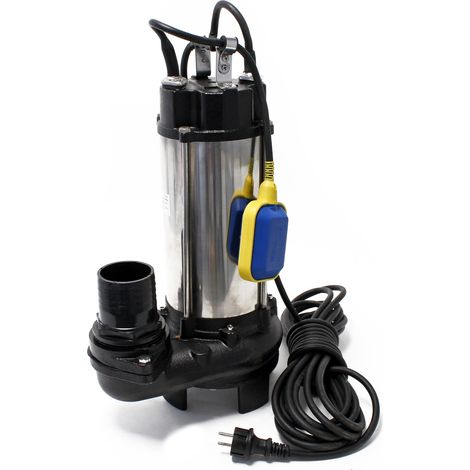 Bomba aguas sucias V2200DF con interruptor flotante 31200l/h 2200W, bomba drenaje aguas residuales (1/5)