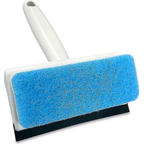 Brosse de nettoyage 2 en 1 et raclette à vitre avec éponge (1/5)