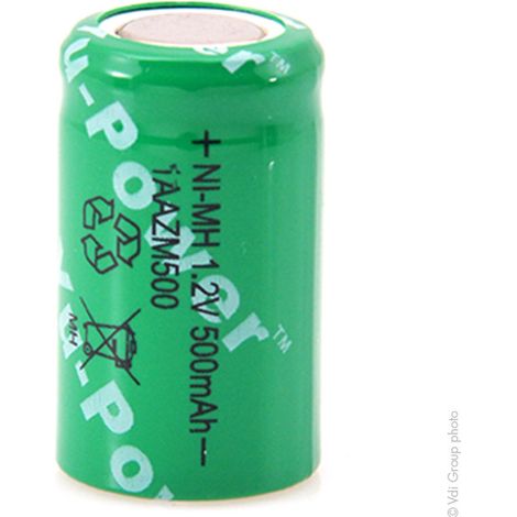 Yuasa - Accus NiMH ls 1/2AA 1AAZM500 1.2V 500mAh FT
