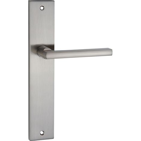 Manilla Zamak Níquel Satinado Placa Rectangular Modelo 530 (1/5)