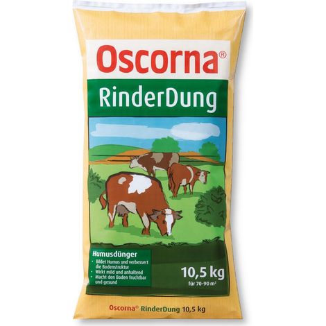 Oscorna RinderDung 10,5 kg pelletiert Universaldünger Gemüsedünger Blumendünger
