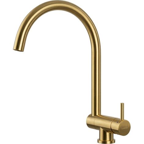 Mitigeur Luisina RC316018 PVD inox doré - Inox Doré coloris Inox Doré (1/2)
