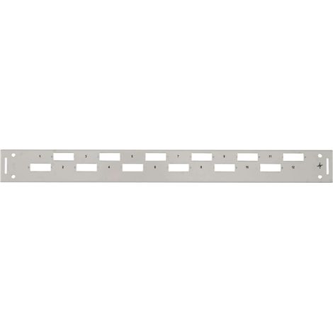 Telegärtner 19Z.Frontplatte 1HE für 6xSCD/BasisV TN-FP6SCD-BV-1HE