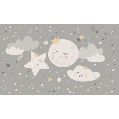 Papier peint panoramique Enfants - Nuit - 195 cm x 117 cm (1/2)