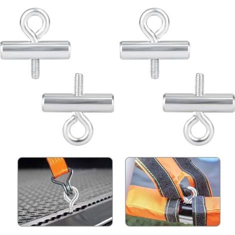 4 Pièces Butoirs pour Rail de Fixation, Arrêts de Rail d'Auvent Tente de Camping Equipement Auvents Accessoires Rails pour Caravanes, Camping-Cars (8-10 mm) (1/5)