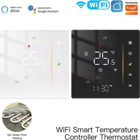 Termostato Smart WiFi Beca BHT-006GAW Nero (1/5)
