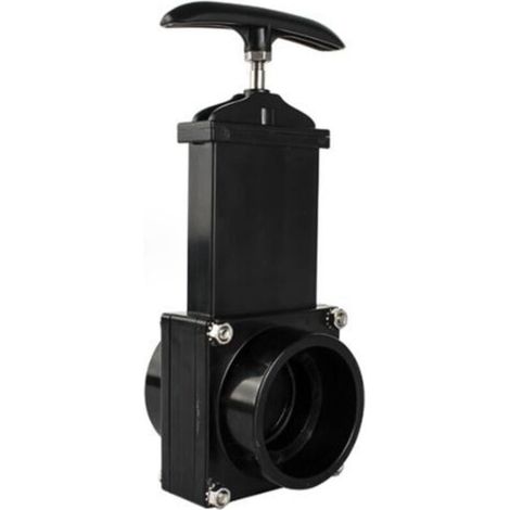 50-mm-Schiebeablassventil für Wohnmobile, schwarz, robust und leicht, kompatibel mit Wohnwagen und Campingbussen. Ideales Rückschlagventil für (1/5)