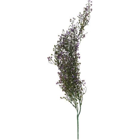 Plante artificielle suspendue de 80 cm, fausse vigne en osier et rotin, fleurs artificielles pour la décoration murale de la maison et du jardin (violet) (1/4)
