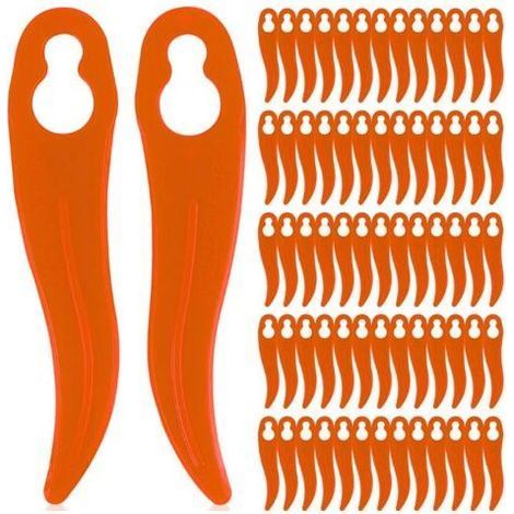Lot de 120 lames de rechange en plastique pour coupe-bordures Einhell et Bosch – Compatible avec les coupe-bordures sans fil (1/5)