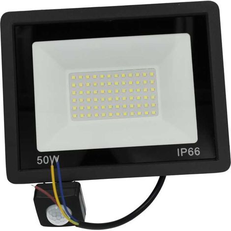 Jandei - Proyector LED slim serie "Apple" 50W 6000K IP66 con sensor