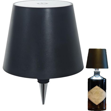Abat-jour sans fil pour bouteille Lampe de bureau à bouteille de vin à intensité variable (3 couleurs) Kit de lampe de bureau à monter soi-même (1/4)