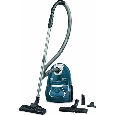 Aspirador trineo con bolsa ROWENTA RO3950 - Compact Power - Azul - Clase A (1/5)