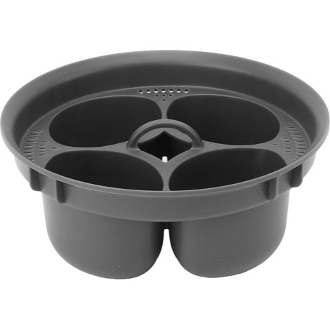Dampfgaraufsatz für Thermomix TM5/TM6 – Multifunktional mit 4 PP-Formen für Eier und Gemüse