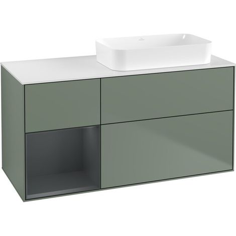 Villeroy & Boch F681HGGM Meuble sous lavabo Finion F68 (1/2)