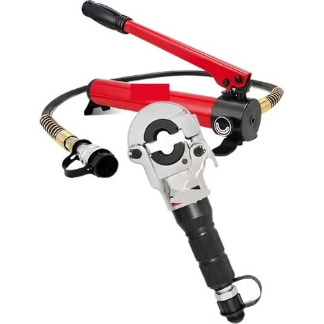Outils de sertissage de tuyaux Pex hydrauliques de Type fendu, outils de plomberie, outils de pressage de tuyaux hydrauliques TH16-32mm avec pompe hydraulique(CW-1632 with APR-180) (1/5)