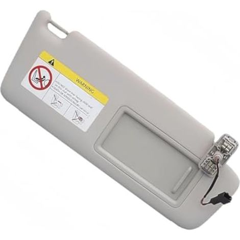 Pare-soleil intérieur de voiture 5G0857552 - Verre plastique de rechange facile à installer - Convient pour Golf Passat pour Jetta CC pour T-ROC MK7 B8 (droite) (1/5)