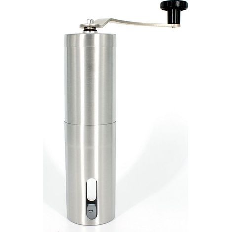 Macinino da caffè manuale Laminatoio di caffè – Macinacaffè manuale in acciaio inox – Macinacaffè manuale per la casa – Acciaio inox – 18 x 4.8 x 4.8 cm (1/5)