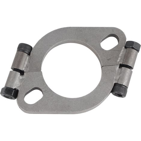 d'échappement de 2 pouces, accessoire de remplacement de d'échappement de réparation ovale plat universel. (1/5)