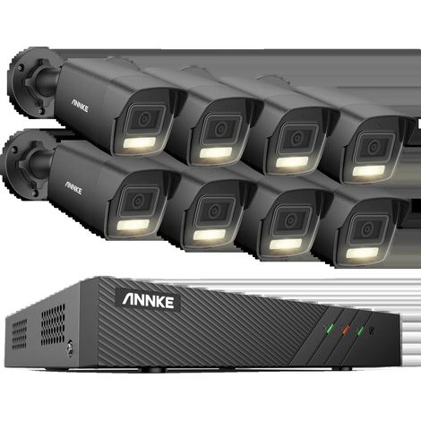 Caméra de sécurité, résolution 6MP, détection de mouvement, Caméra NVR 8CH 8Pcs, Aucun (1/2)