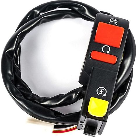 Bouton marche/arrêt électrique pour moto tout-terrain, quad et VTT (1/4)