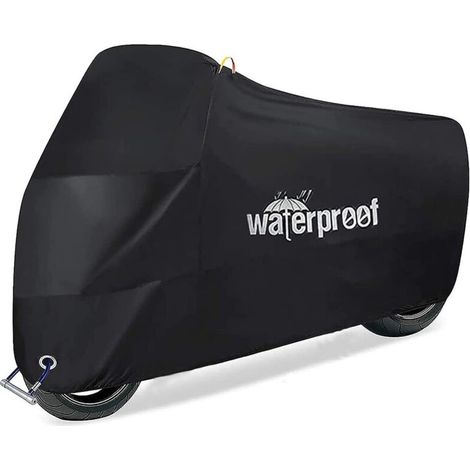 Housse de vélo imperméable, tissu Oxford 210T avec protection UV, taille universelle, protection intégrale pour vélos électriques, hybrides, VTT et vélos de route-230X95X125 cm (1/5)