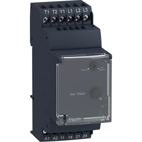 SCHNEIDER Phasen- und Temperaturrelais 10A, 250V, IP20, zur Motorsteuerung. (1/2)