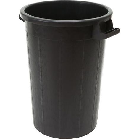 BIDONE RIFIUTI NERO LT 100 MAURER (1/2)