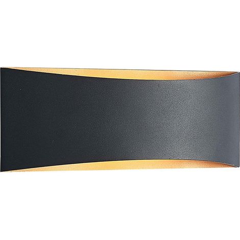 [GEBRAUCHT] B-Ware Arcchio Wandlampe Wandleuchte Led Danta Schwarz Gold Aluminium Eisen Warmweiß824 (1/2)