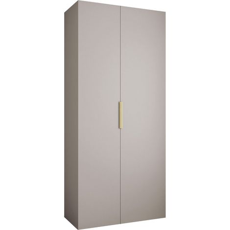 Armario Hartford 572, Cachemira, 246x110x52cm, Puertas de armario: Con bisagras, Número de estantes: 8