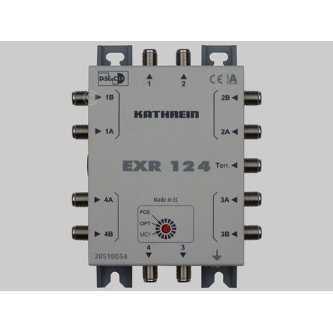 Multiswitch satélite Kathrein exr 124 9 entradas 4 salidas