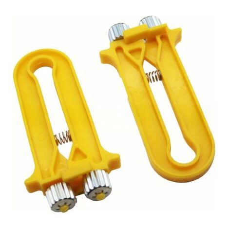 QORVA-2 pièces extracteur de fil apiculture extracteur de fil apiculture Crimper outil pour cadre de nid pour fixer le fil ou le fil en acier inoxydable au cadre de nid