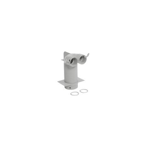 Ventilanschluss D125, 90°