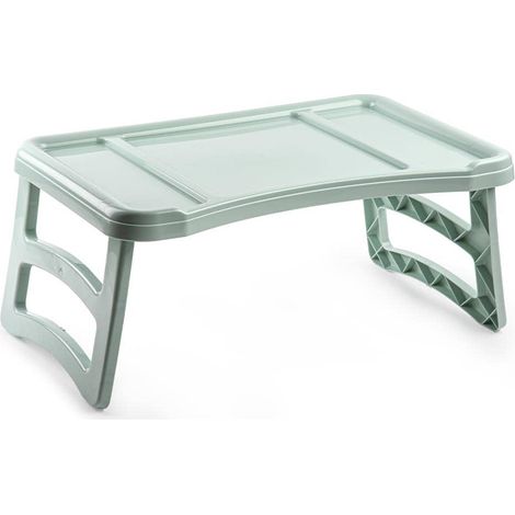 Bandeja con patas mesa plegable 51 x 33 cm  Verde claro