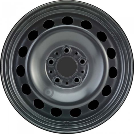 Jante tôle 17 pouces - 5 Trous - 7,5x17 5x120 ET34 AL72,5 noir
