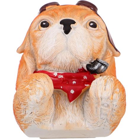 Rasiererhalter fürs Badezimmer Hunde Design aus Kunstharz