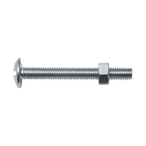 Verzinkter Pfostenbolzen + Mutter - 6 X 40 30 pièces