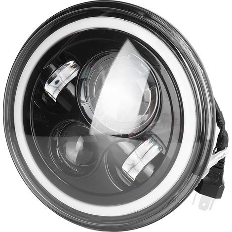 Projecteur LED 7 pouces 60W, halo angélique, haute luminosité, étanche, durable, phare auto de remplacement pour Wrangler (1/5)
