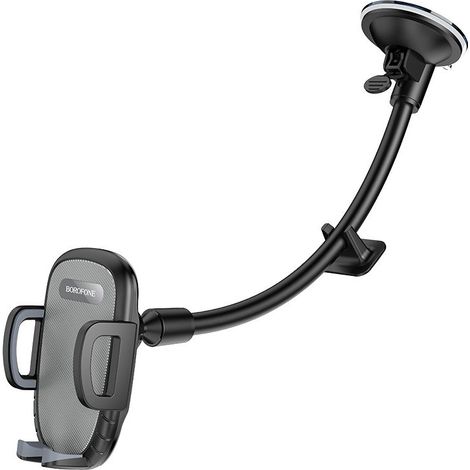 1 support téléphone voiture, ventouse, rotation 360°, bras réglable, universel pour smartphone et GPS (1/5)