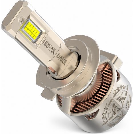 Ampoule LED de Phare Automobile 9005/HB3, 240 W, Doubles Tubes en Cuivre (1/5)